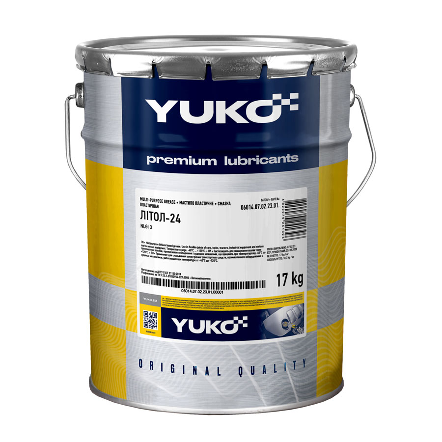 Мастило YUKO Літол-24, 17 кг (482007024139)